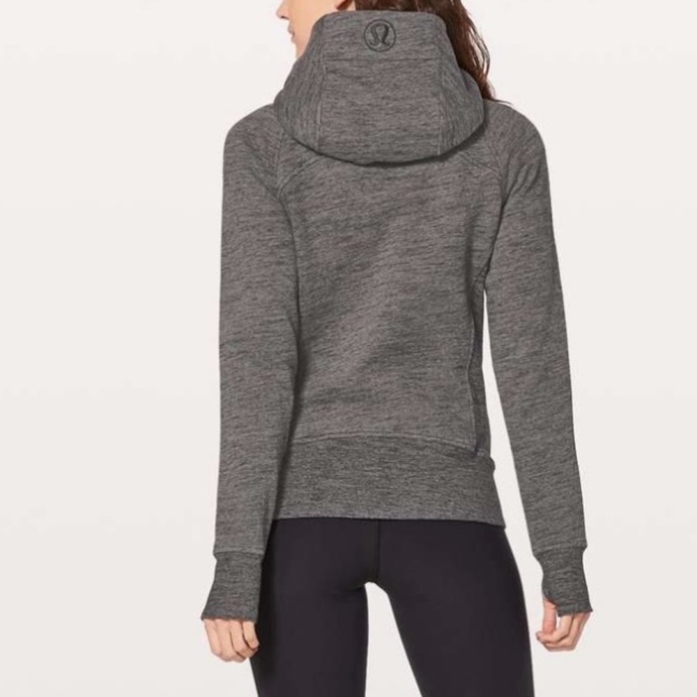 Dark Gray Lululemon Full-Zip Scuba Hoodie